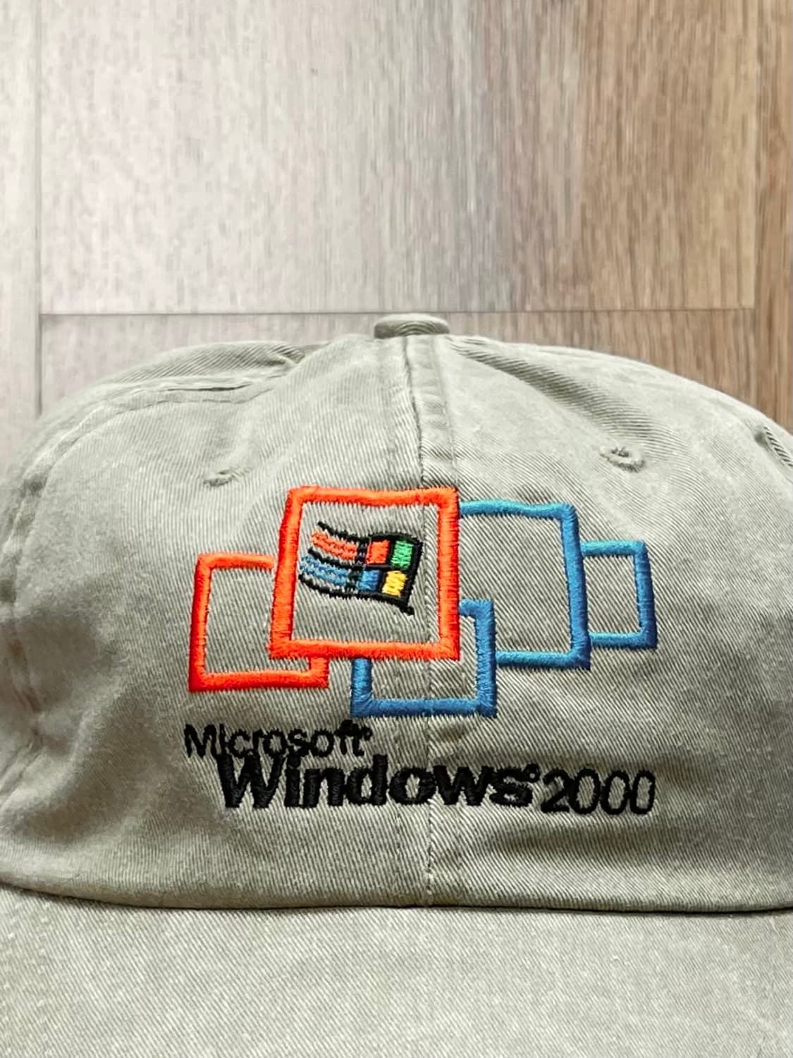 y2k 00s 마이크로소프트 윈도우 2000 빈티지 볼캡 모자 상품이미지2