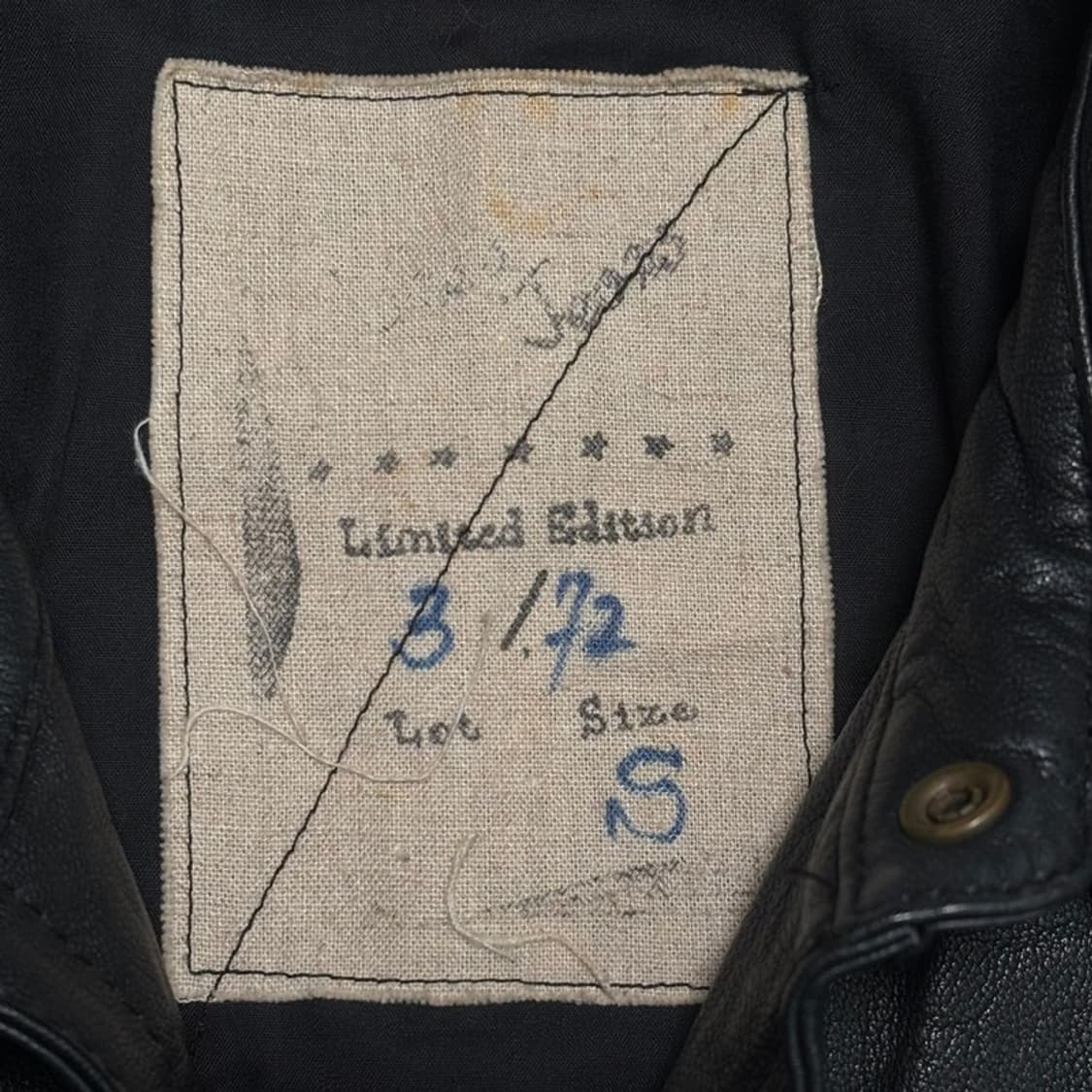 빈티지 가죽자켓 GOAT SKIN 블랙 S 상품이미지3