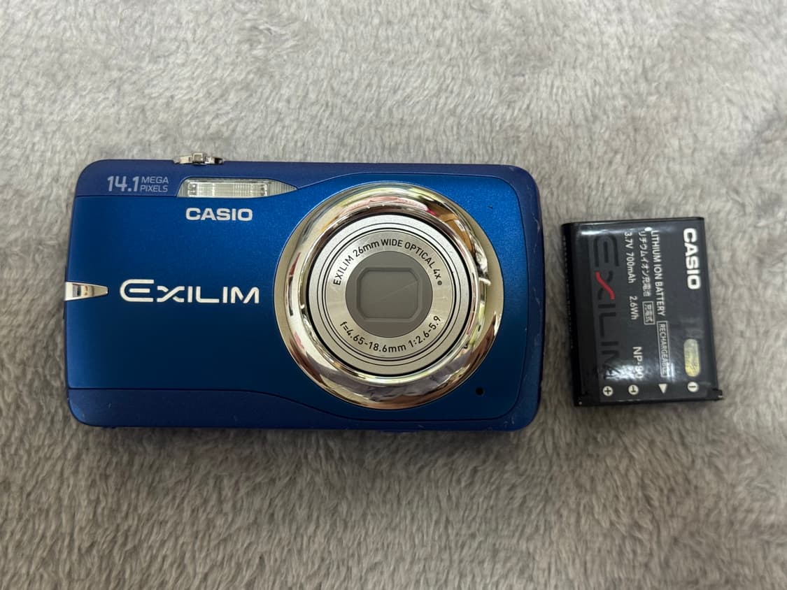 카시오 EXILIM EX-Z550 블루 디지털 카메라 상품이미지1