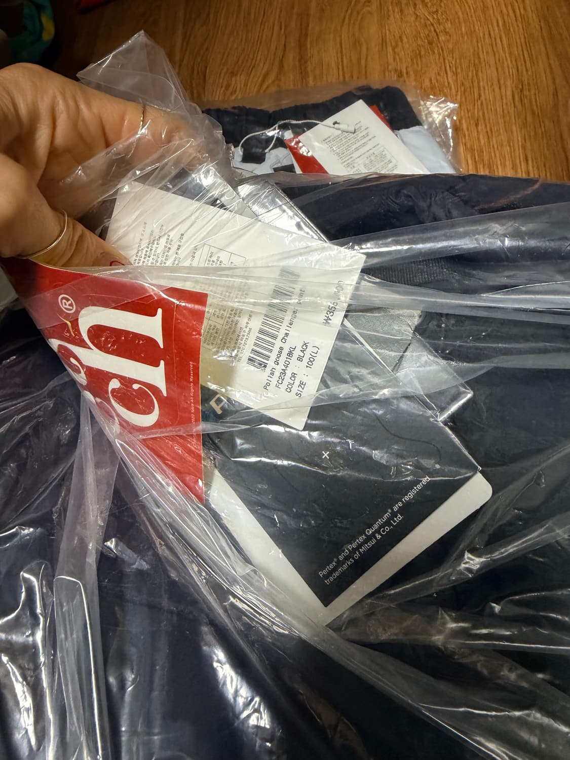 패치선데이 구스다운 팬츠 블랙 L 상품이미지3