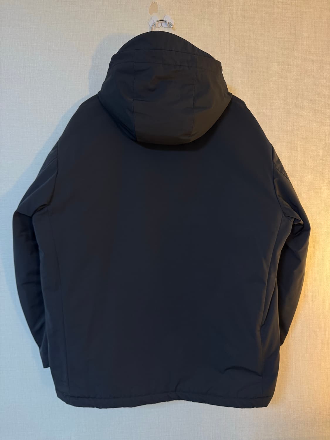 [XL]유니클로 x 질 샌더 하이브리드 다운 오버사이즈 파카 블랙 상품이미지2