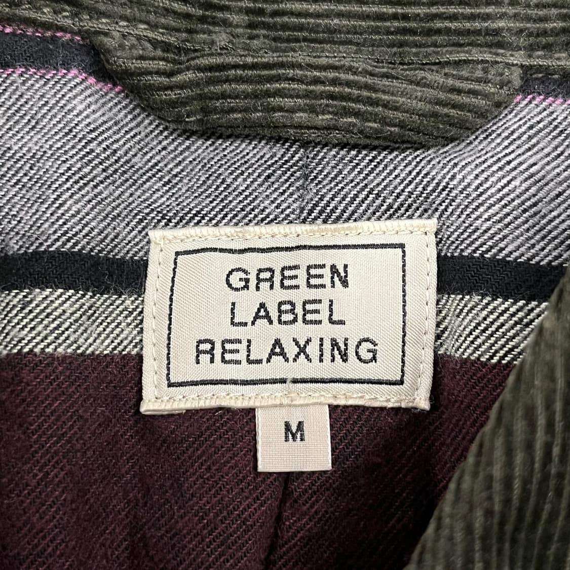 [정품/M] GREEN LABEL RELAXING 빈티지 코튼 자켓 b8 상품이미지7