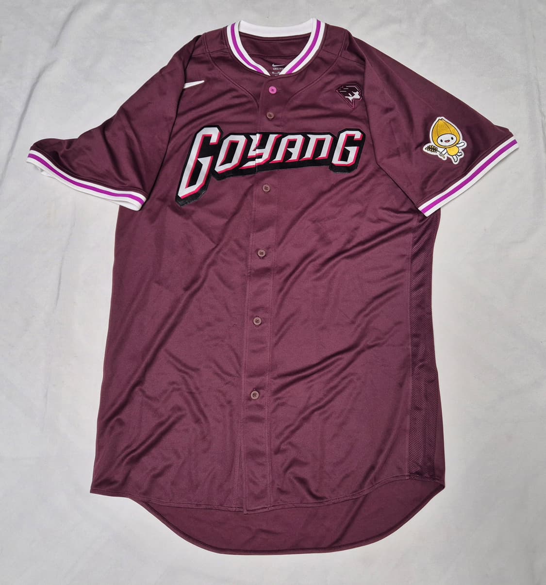 고양 히어로즈 원정 김태완 실착 유니폼 팝니다  상품이미지1