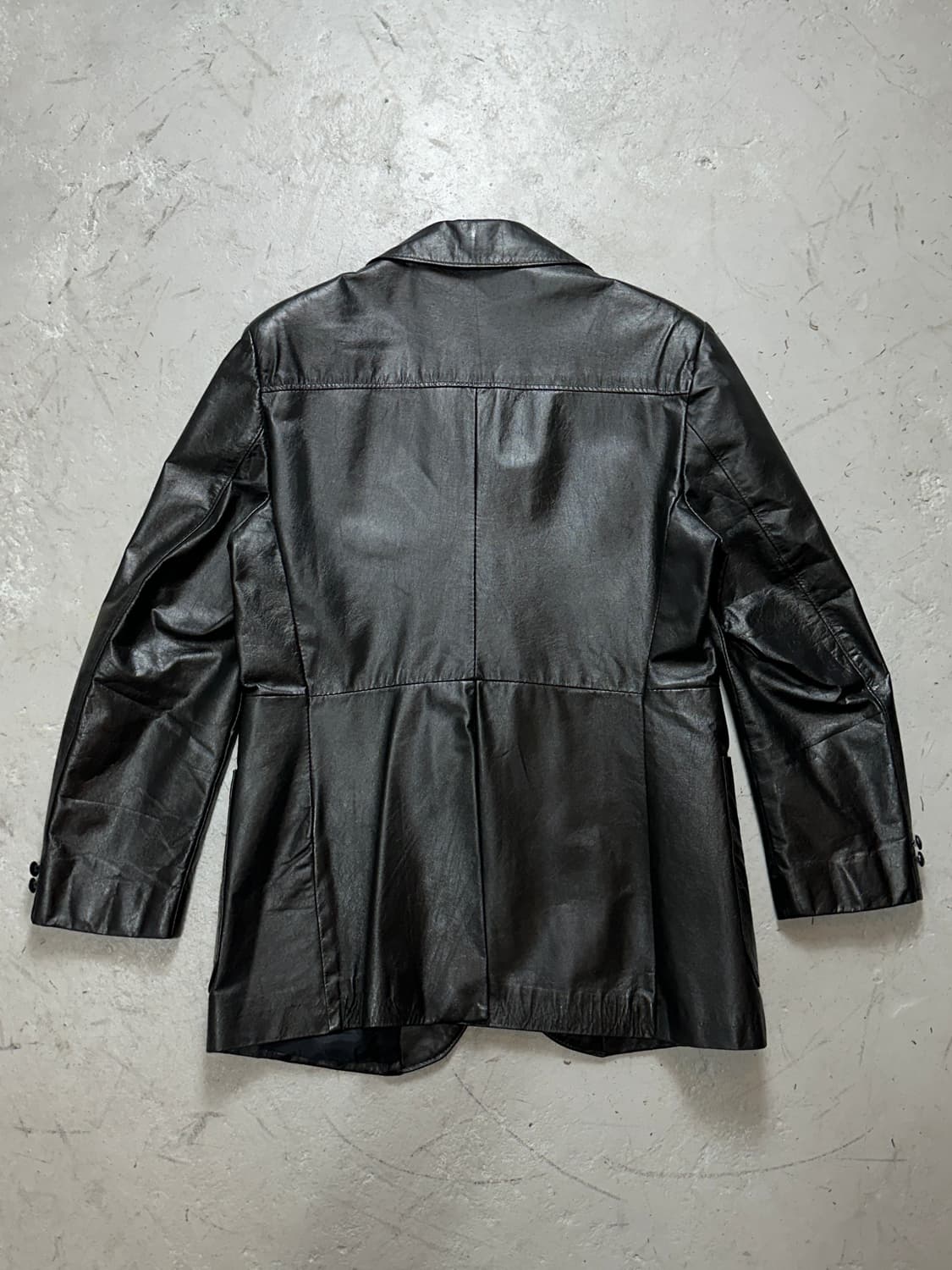 80's 빈티지 시어스 레더 블레이저 빈티지 레더 자켓 상품이미지4