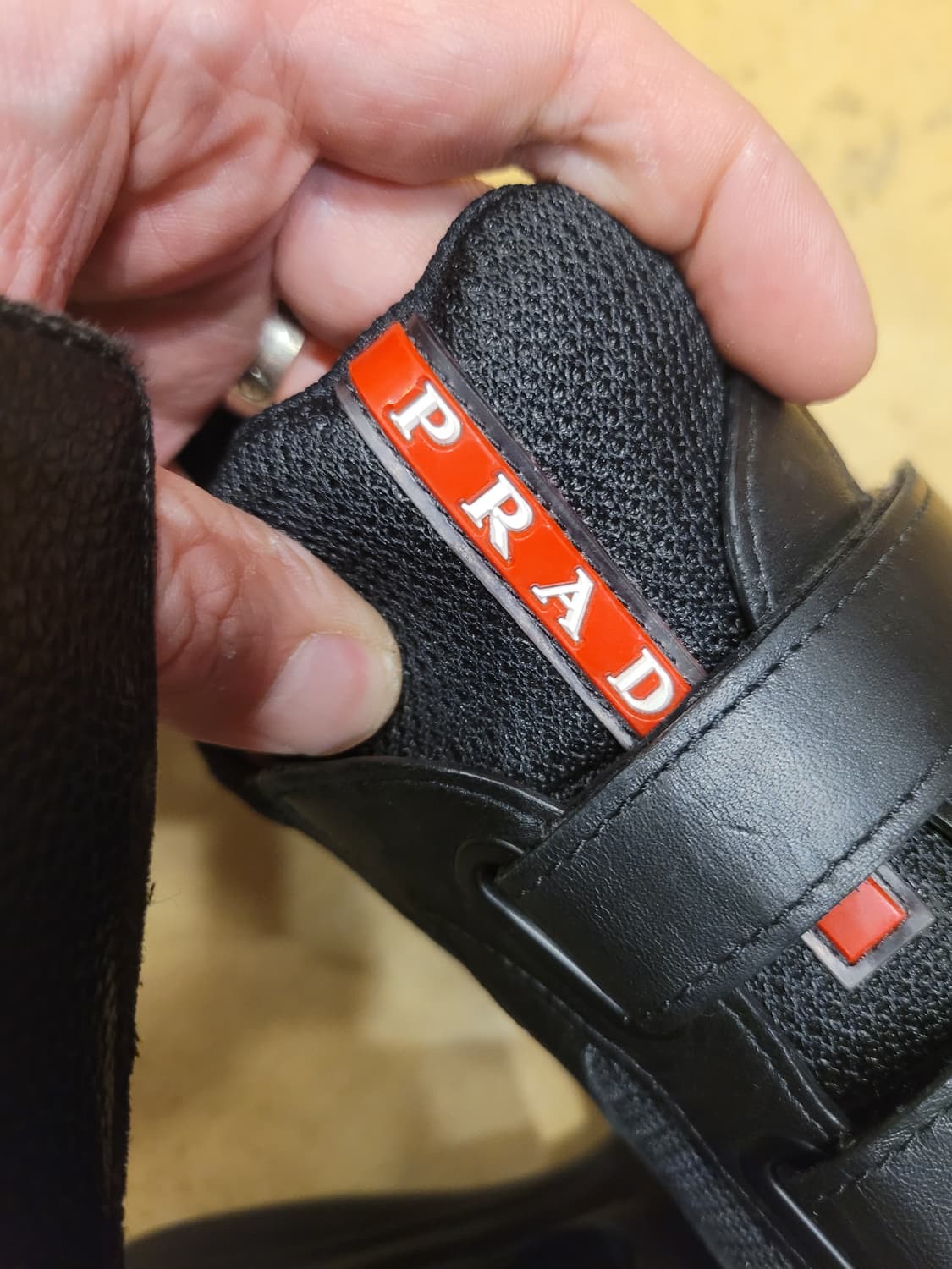 프라다 스포츠 아메리카 컵 스니커즈 운동화 신발 리네아 로사 루나 로사 상품이미지6