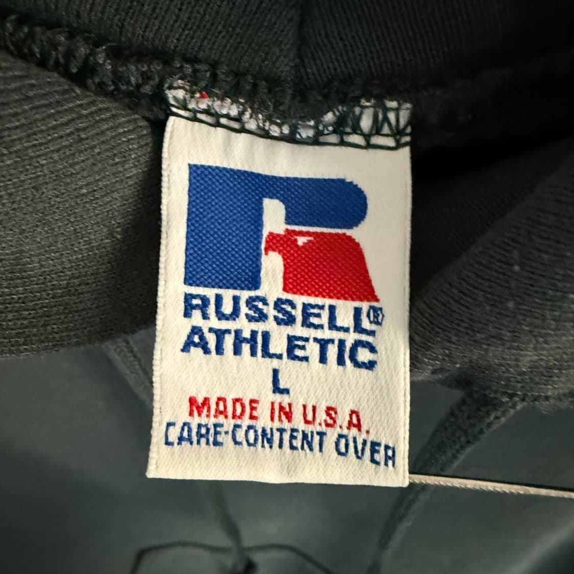90s 미제 러셀 후드 다크 그린 L 라지사이즈 상품이미지4