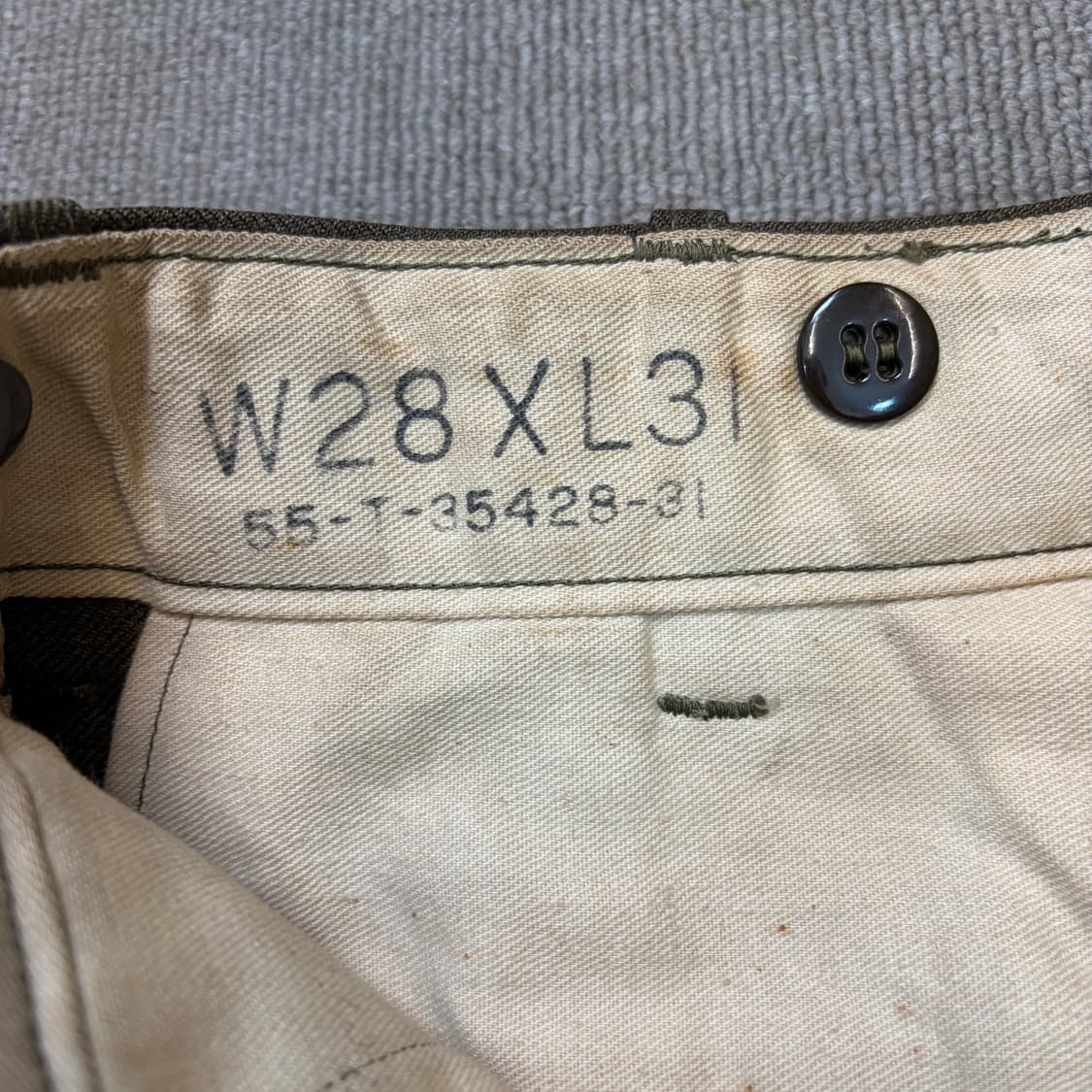 50s us army 미군 울 트라우저 오피서 팬츠  상품이미지3