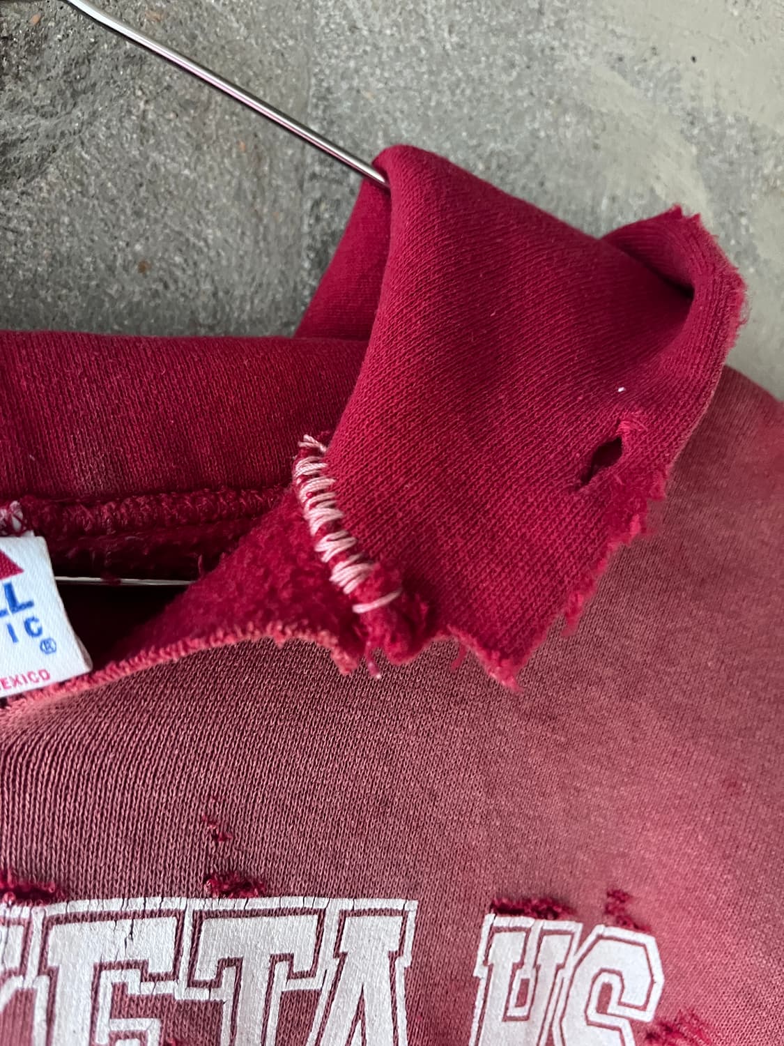 Russell Athletic Custom Distressed Hoodi 상품이미지5