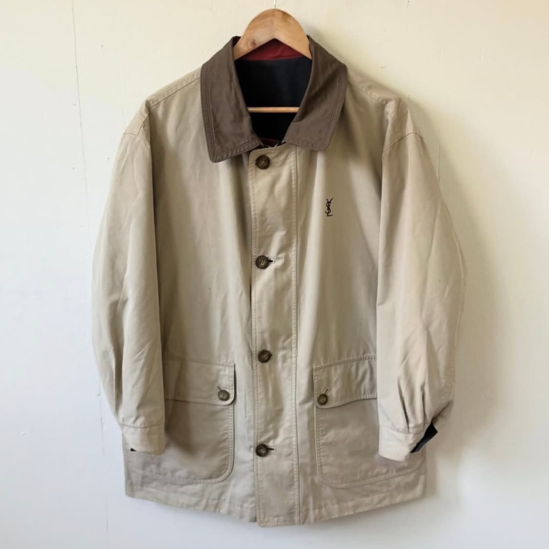 입생로랑 리버시블 사파리 자켓 상품이미지3