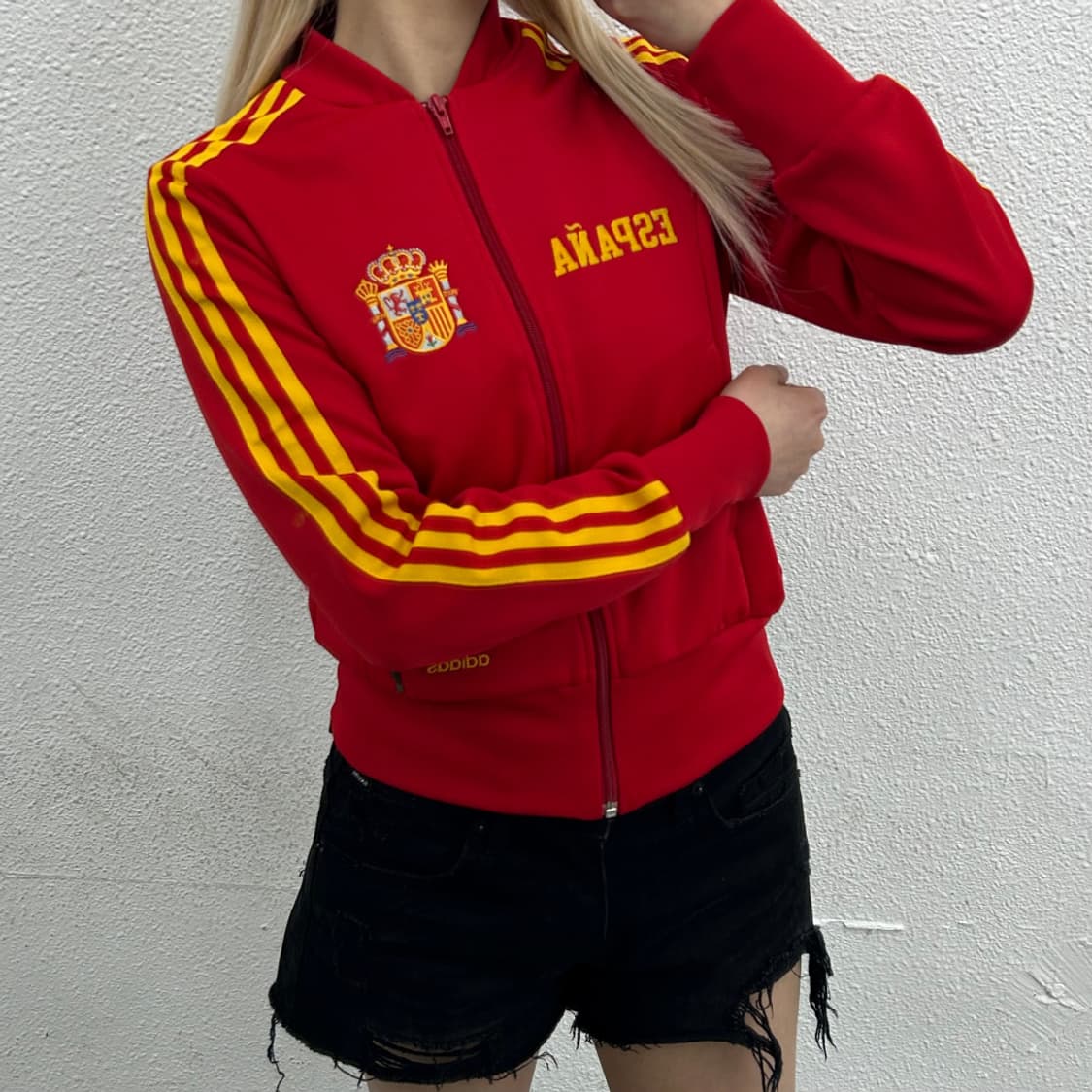 아디다스 스페인 에스파냐 레드 트랙탑 S 상품이미지1