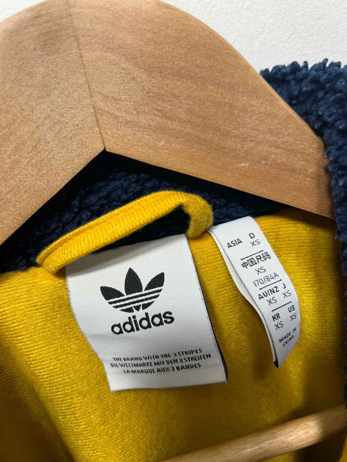 아디다스 여성 오리지날 파이어드 네이비 후리스 XS  상품이미지3