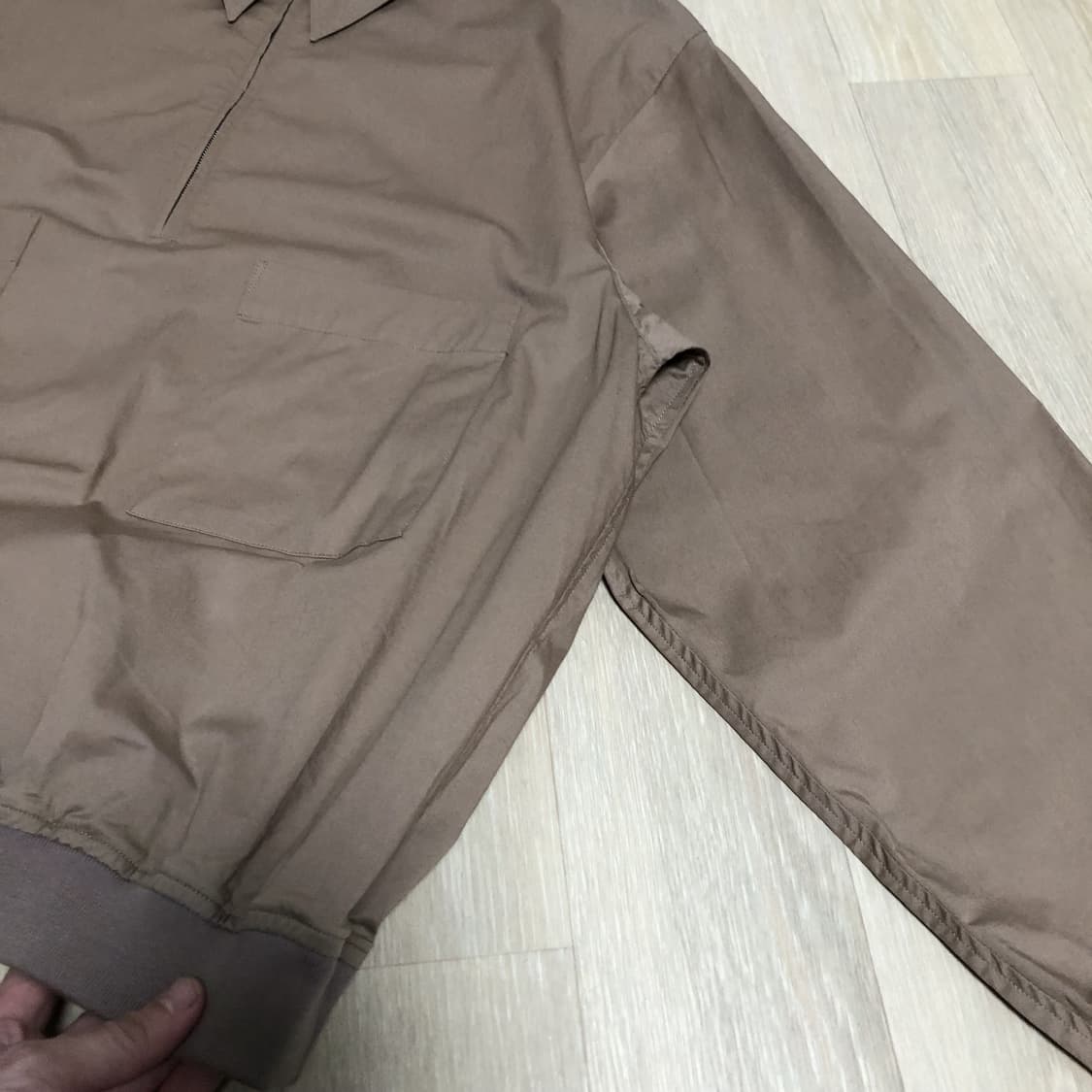 (3) 브라운야드 BROWNYARD 20 FW 라이트 하프 집업 브라운 상품이미지3