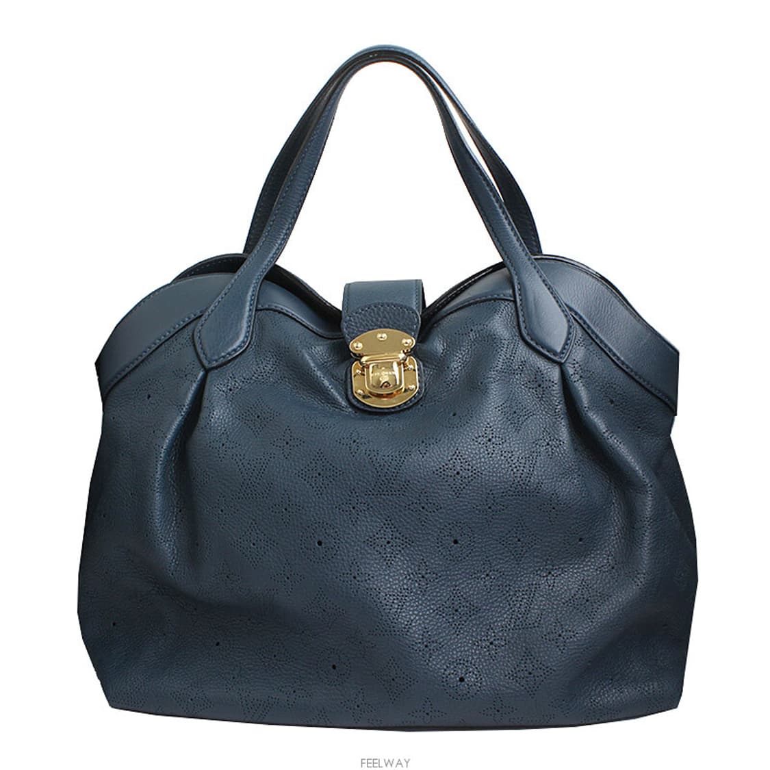 루이비통 마히나 금장 틸블루 토트백 상품이미지1