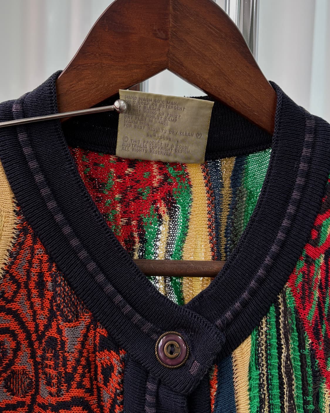 [M]쿠지 COOGI 케이블 니트 베스트 상품이미지6