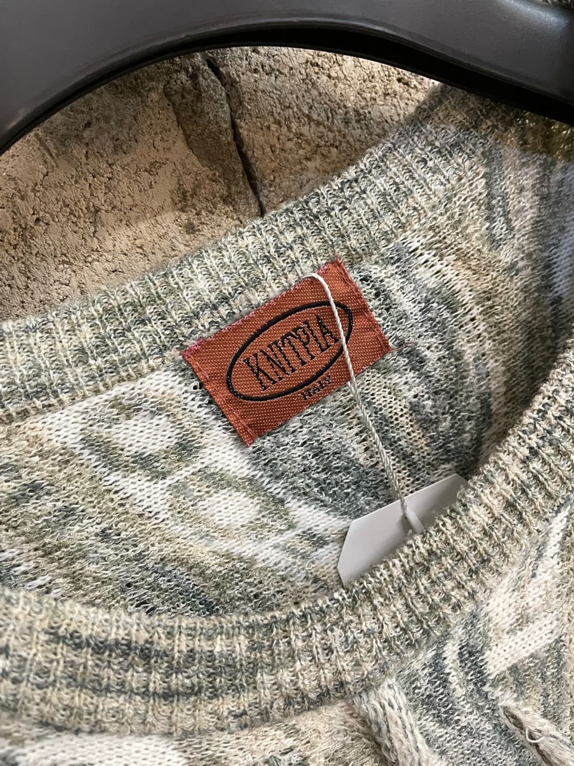 빈티지 Knitpia 케이블 니트 상품이미지5