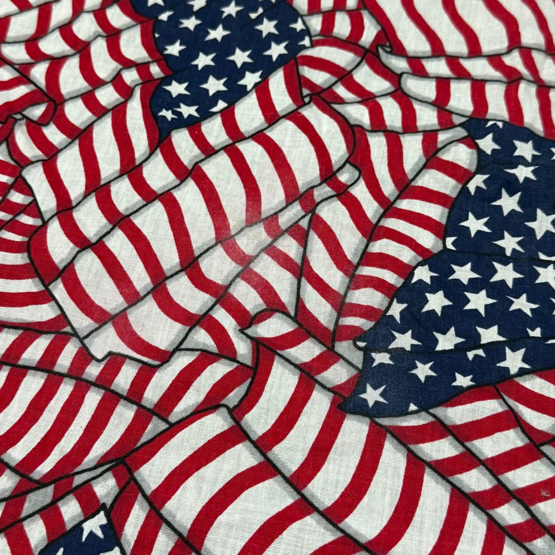 빈티지 미국 국기 반다나 |  Made in USA 상품이미지5