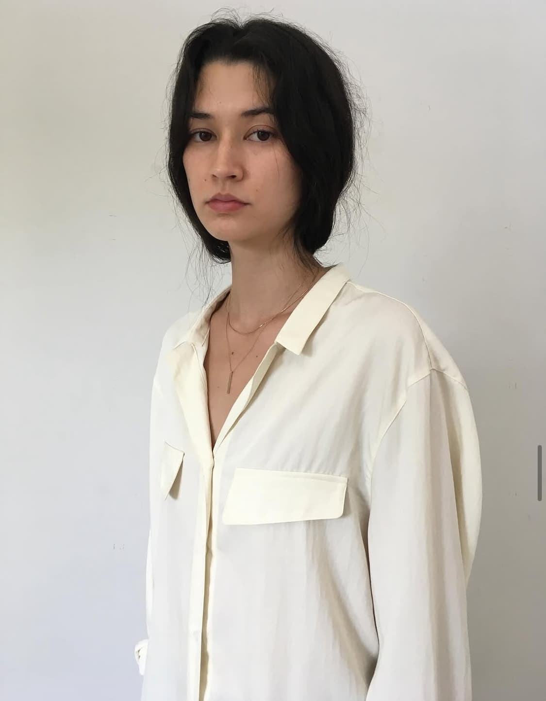 HAVEBIN 해브빈 포켓 셔츠 크림 상품이미지2