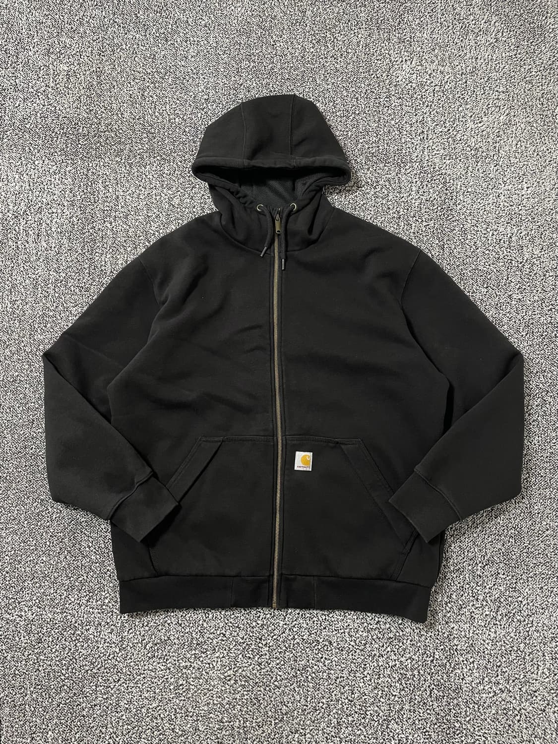 빈티지9. 칼하트 레인디펜더 패치로고 루즈핏 후드집업 후드 티셔츠 스웻 상품이미지1