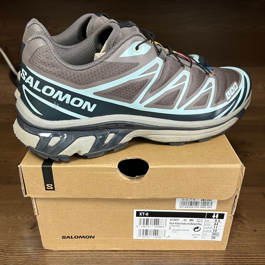 (280) 살로몬 XT-6 플럼 키튼 인디아 잉크 상품이미지2