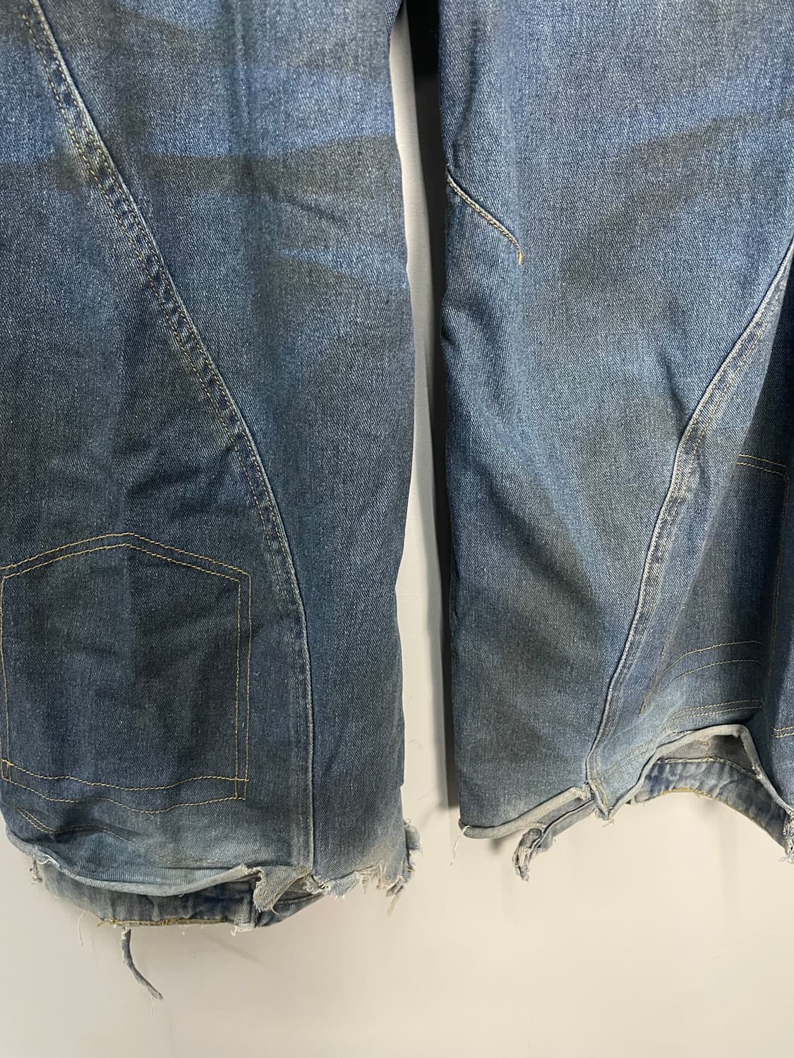 빈티지 데미지 워싱 데님 팬츠 H1869 상품이미지10