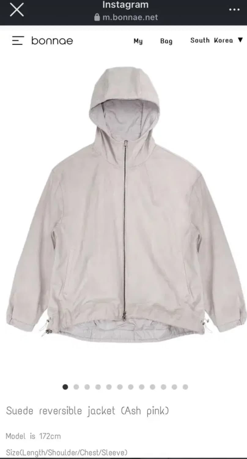 bonnae suede reversible jacket 상품이미지1