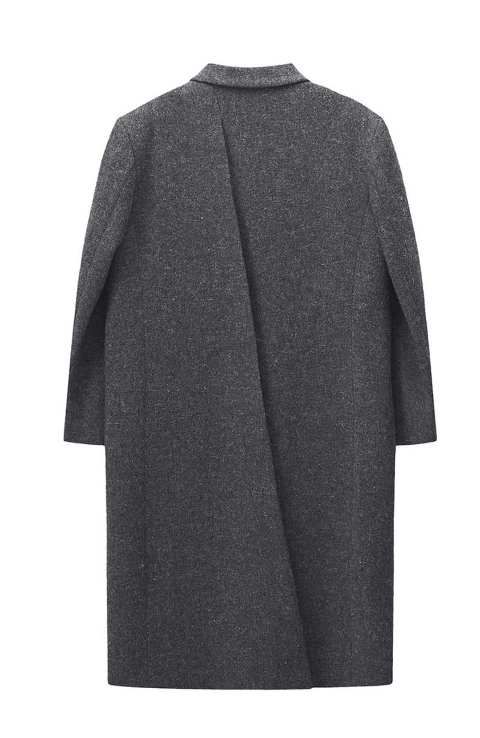 Stu 백 버튼 싱글 코트 그레이 M 새상품  상품이미지3