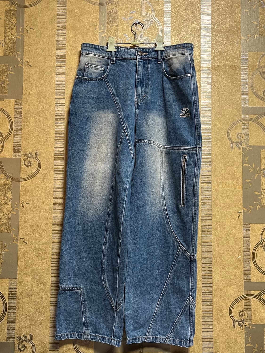 트래블 와이드 워싱 데님팬츠 32 상품이미지2