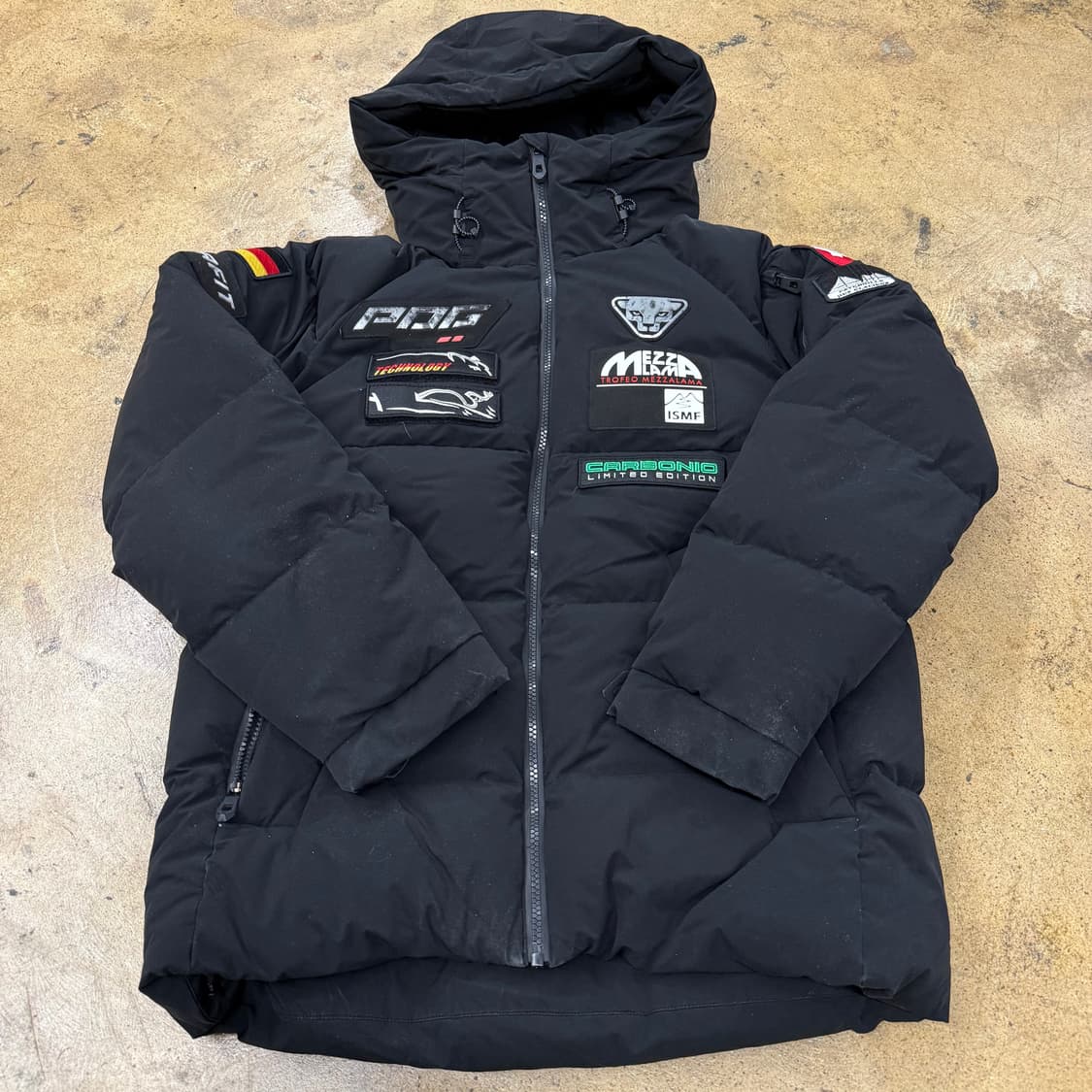 [정품/M] 다이나핏 카본 리미티드 에디션 패딩 블랙 b19 상품이미지2