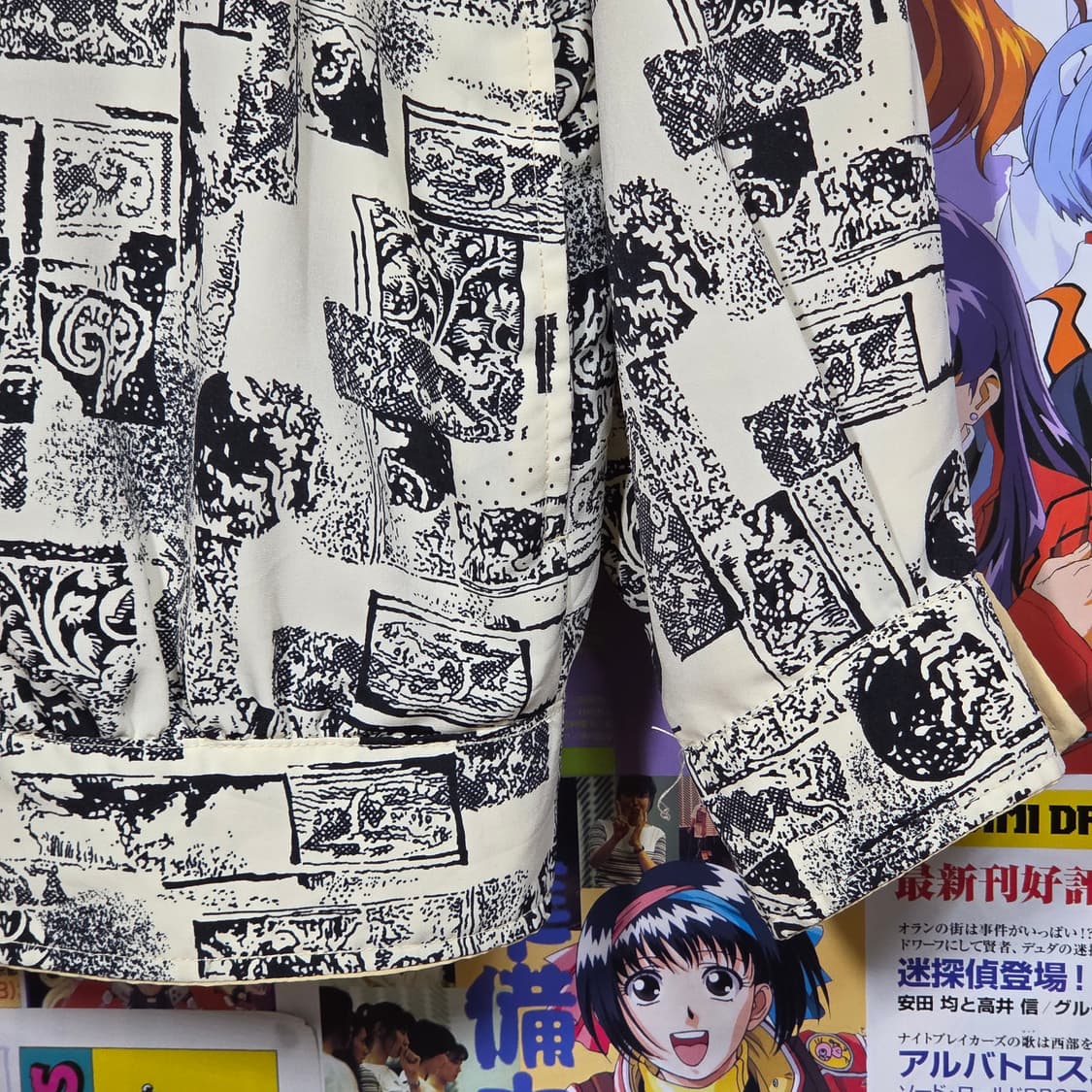 JPN 리버시블 패턴 바람막이 자켓 상품이미지4