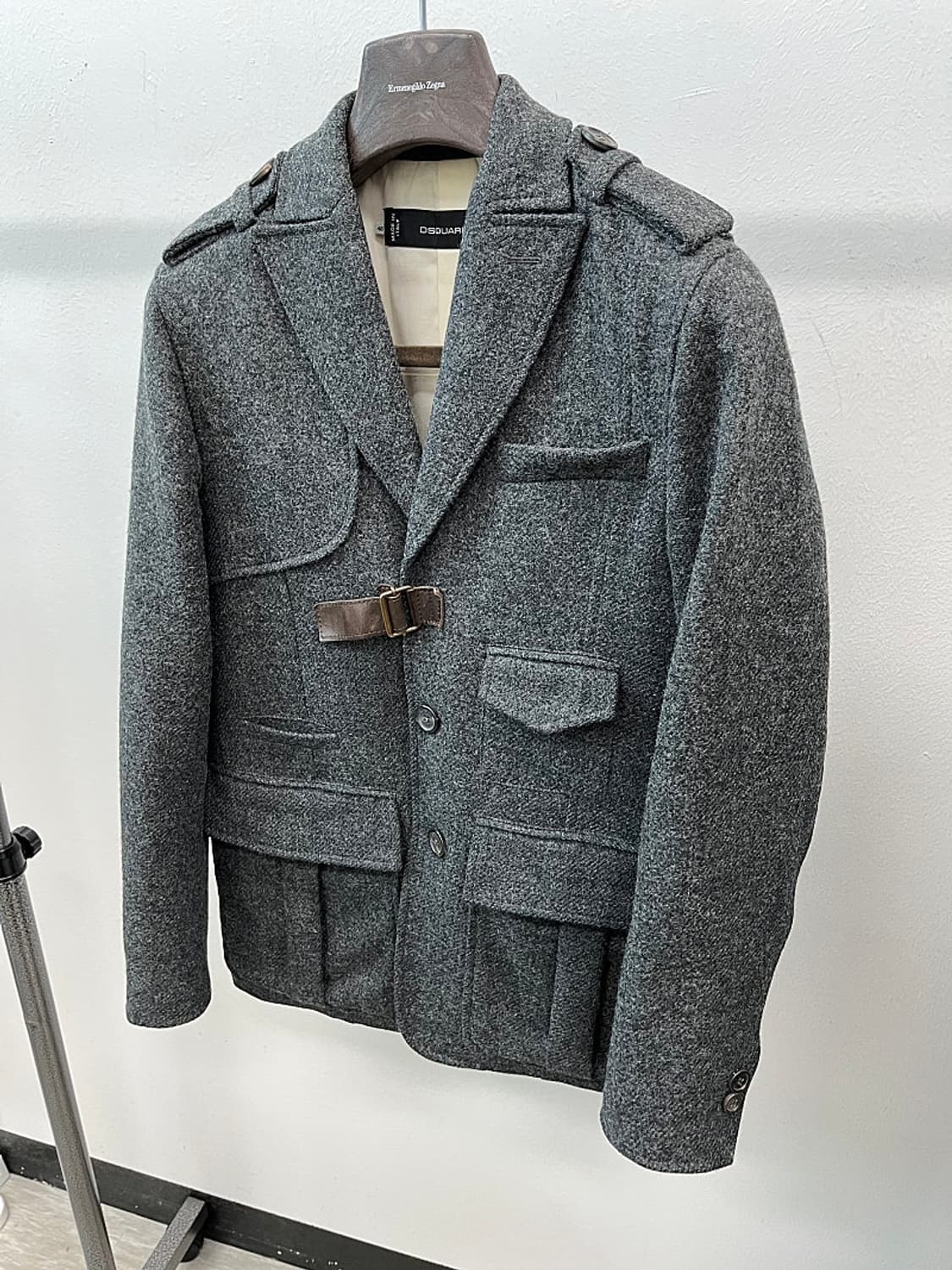 95) 디스퀘어드 10fw 견장 울자켓  상품이미지1
