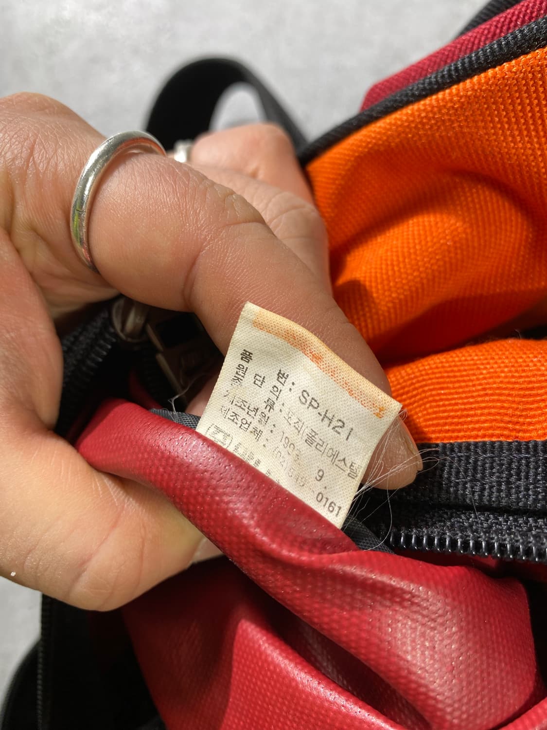 [45*35] 90s Nike 나이키 삼나 스포츠 올드스쿨 더플백 상품이미지10