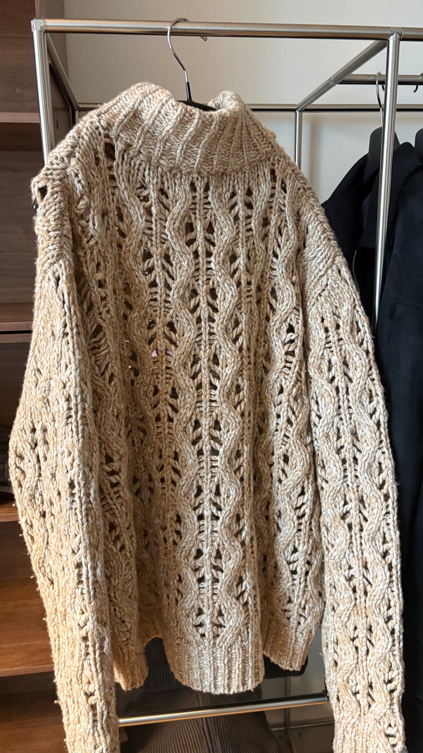 기마구아스 반집업 니트 스웨터 상품이미지2