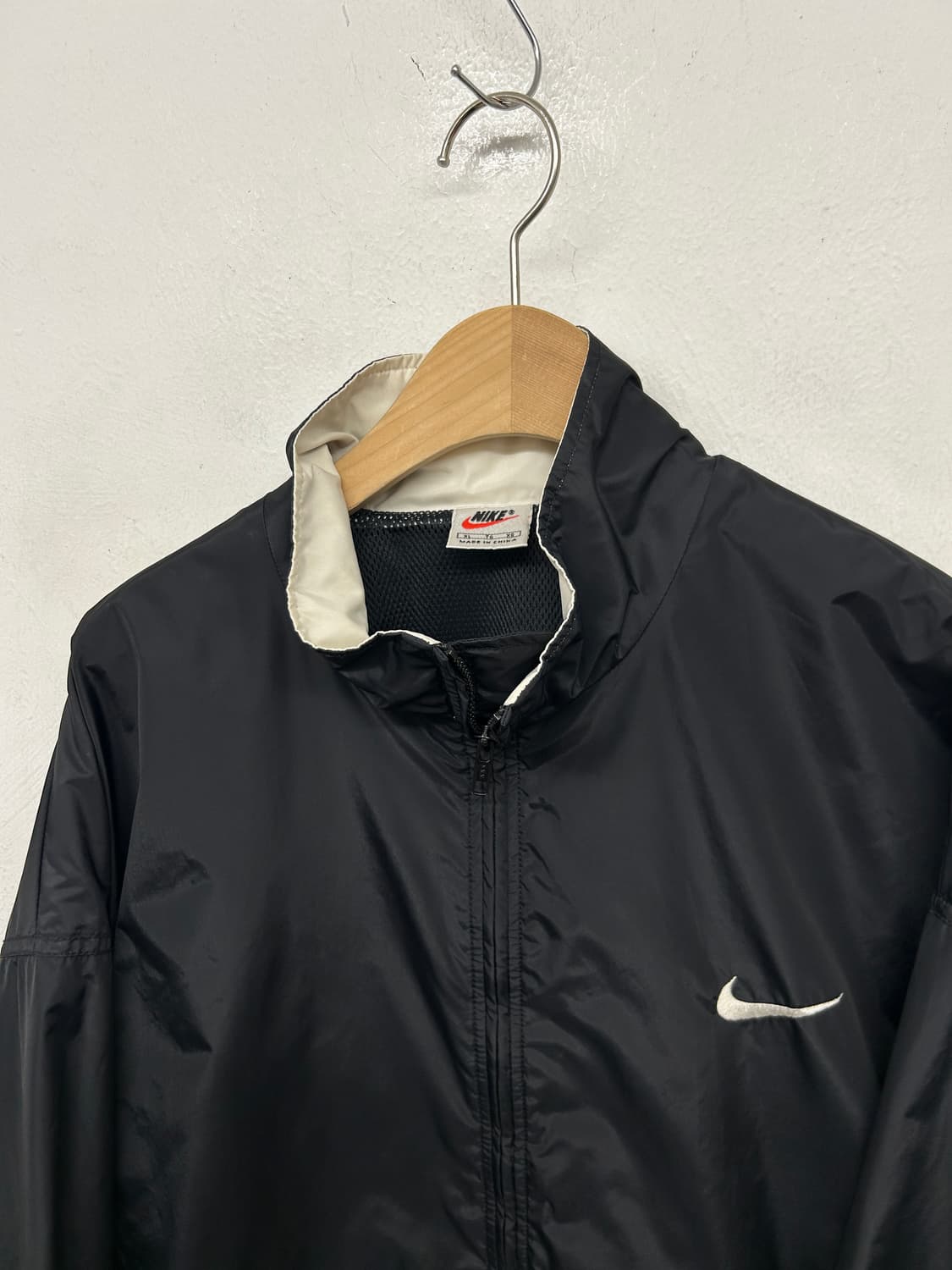 90s 나이키 블랙 오렌지 바람막이 자켓  상품이미지5