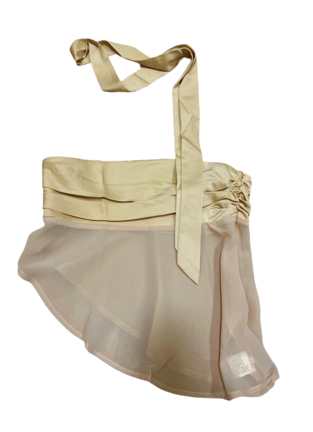 레몬 머플러 러플 탑 상품이미지2