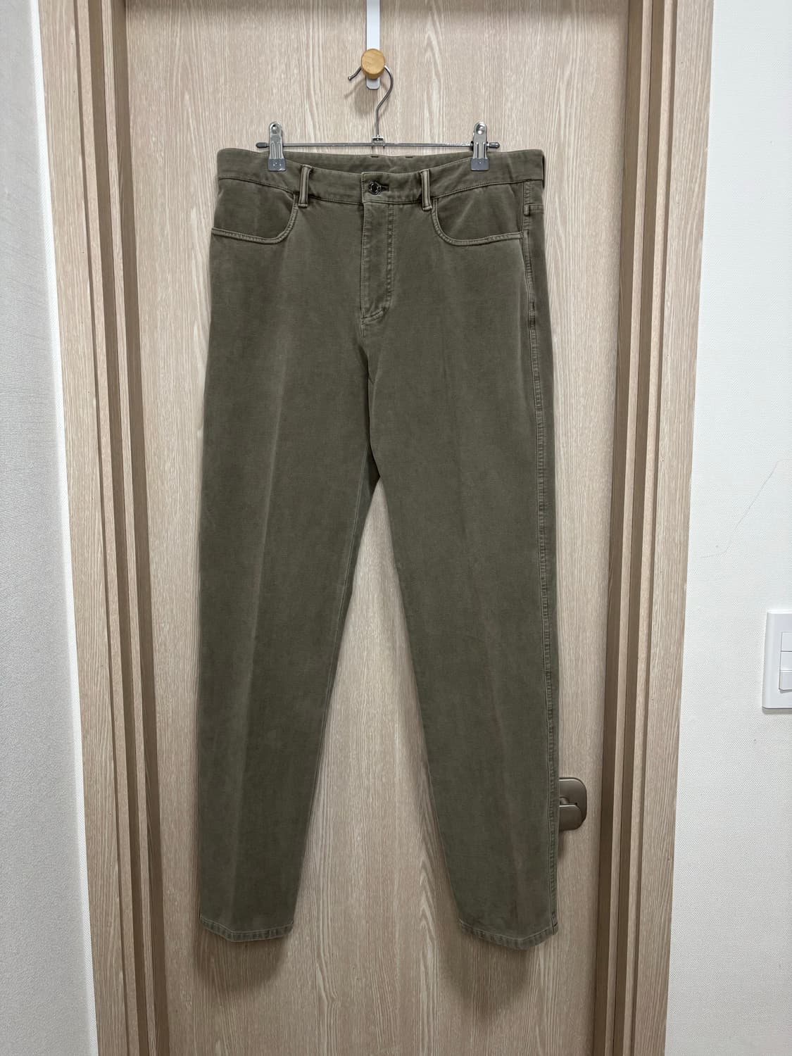 23FW)타임옴므 브러시드 코튼 팬츠82(32)/세피아브라운 상품이미지1