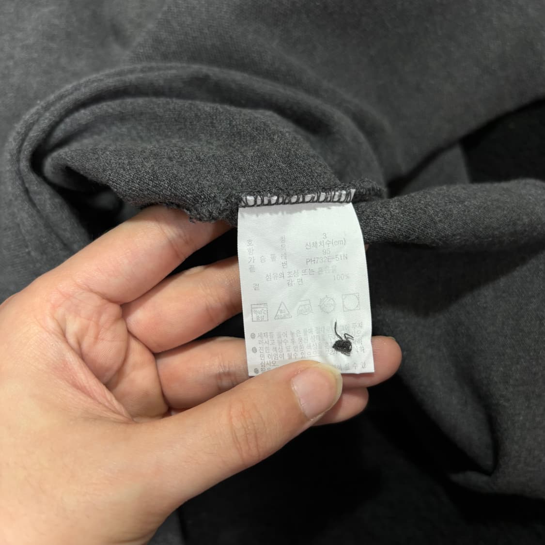 3 S 라코스테 차콜 PK 긴팔 카라티 상품이미지5