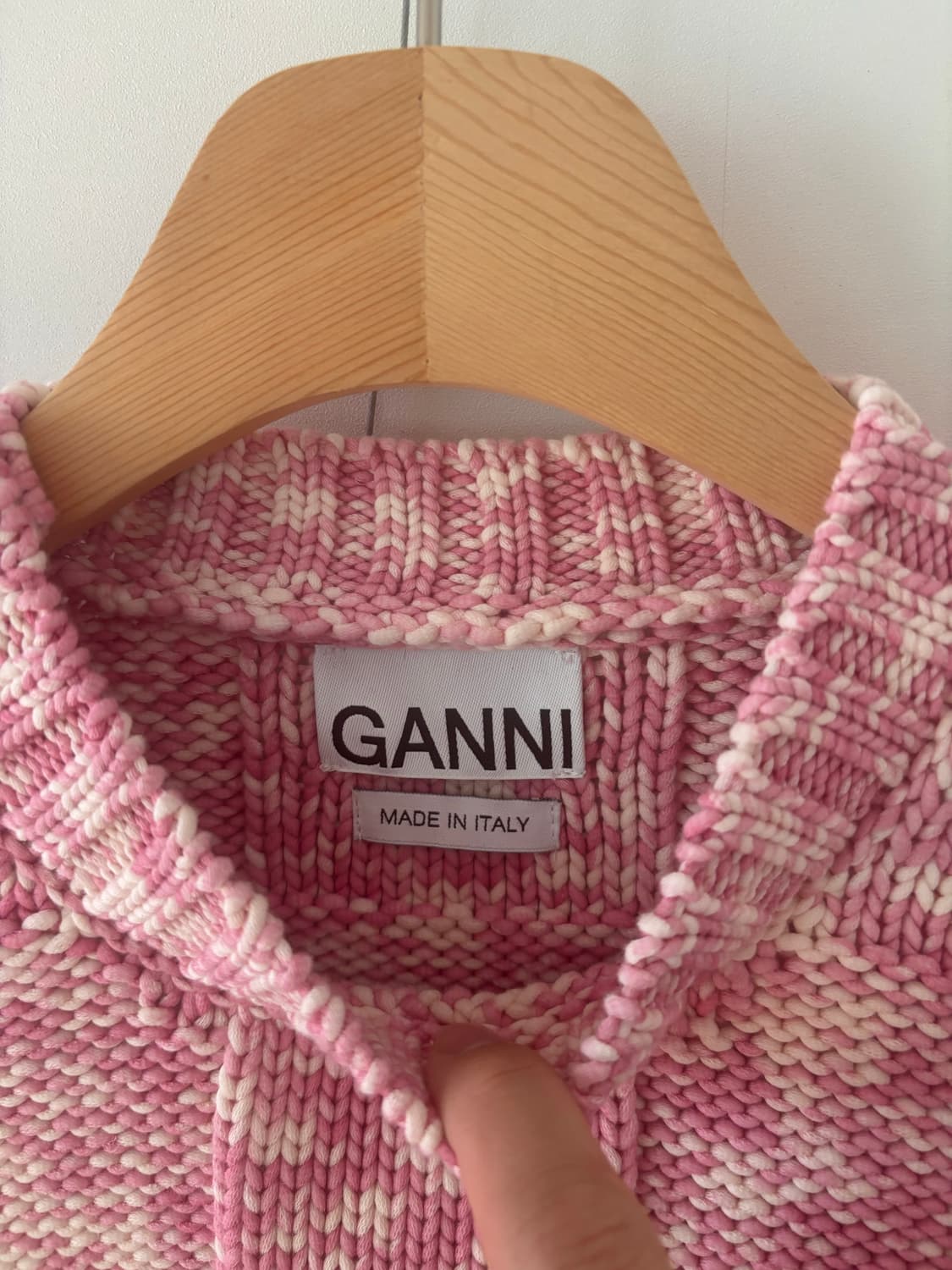 GANNI 가니 버튼 니트 베스트 (사이드 S / 상태좋음) 상품이미지3