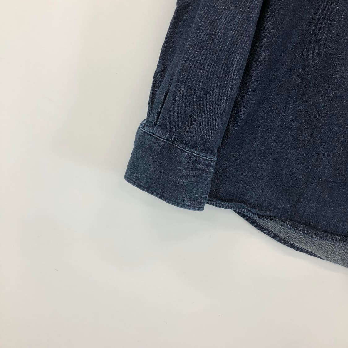 유니클로 오버 데님셔츠 XL 진청 상품이미지3