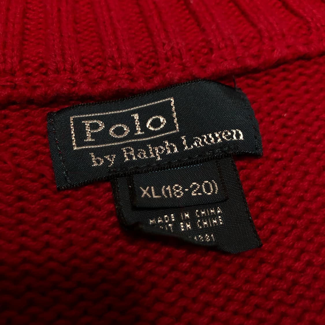폴로 랄프로렌 니트 반집업 남여공용 상품이미지4