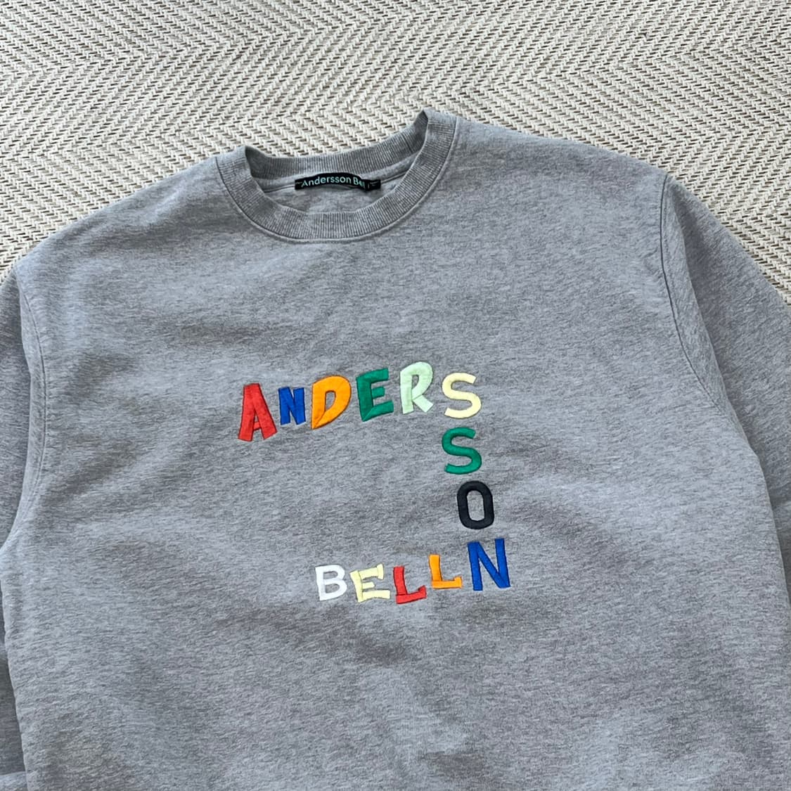 앤더슨벨 자수 로고 맨투맨 r3266 상품이미지3