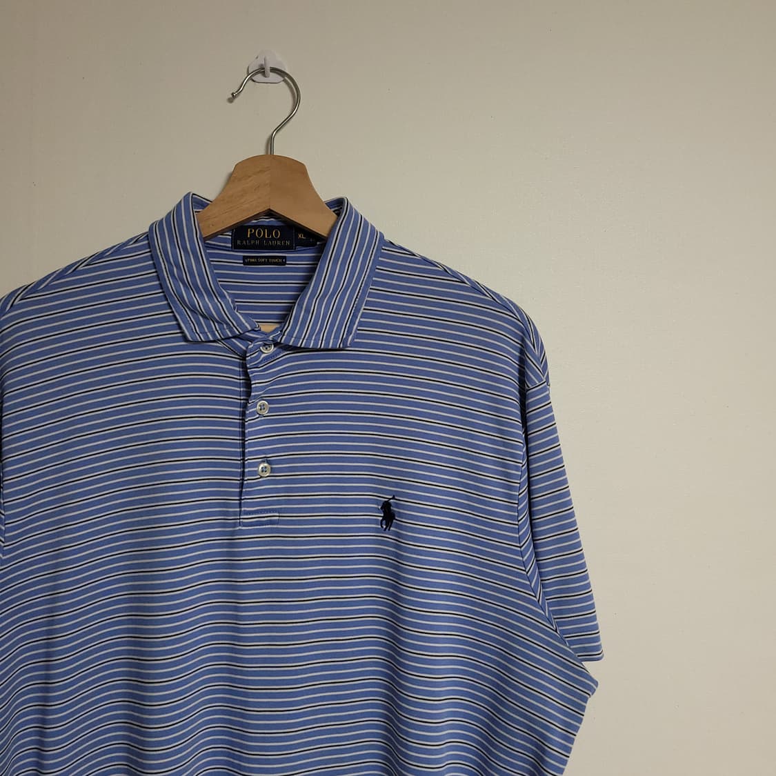 (XL) POLO 폴로랄프로렌 스트라이프 기능성 반팔 카라티 상품이미지2