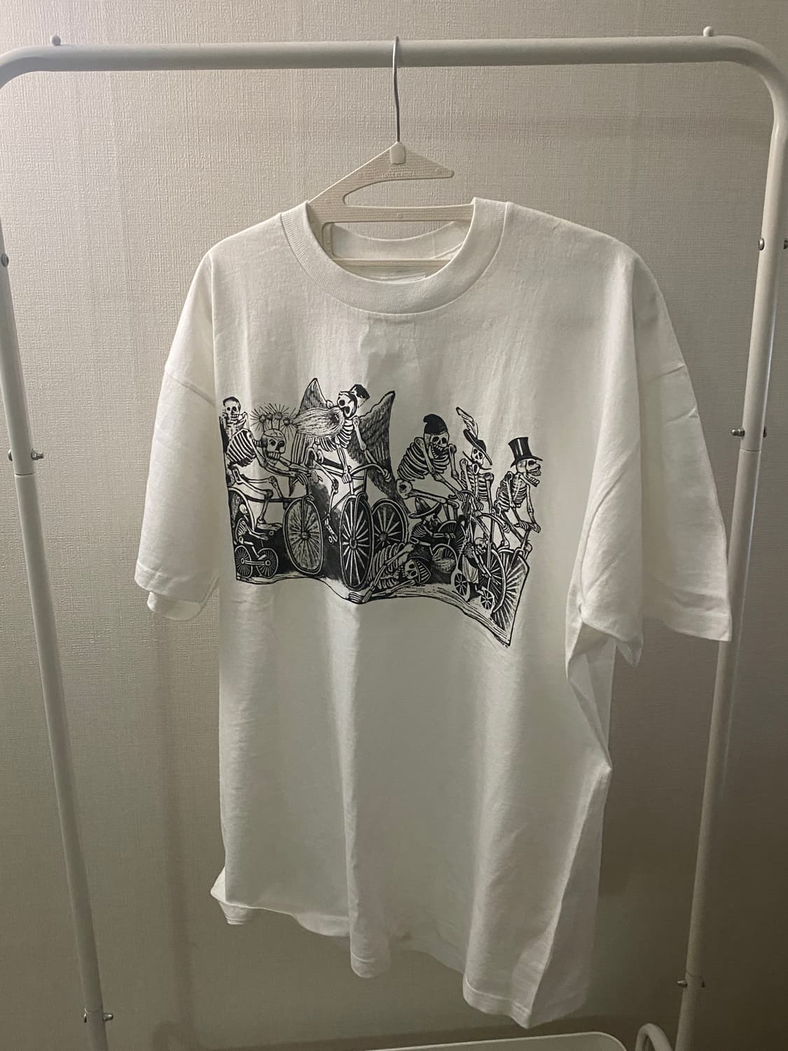 90s 해골 빈티지 티셔츠 상품이미지1