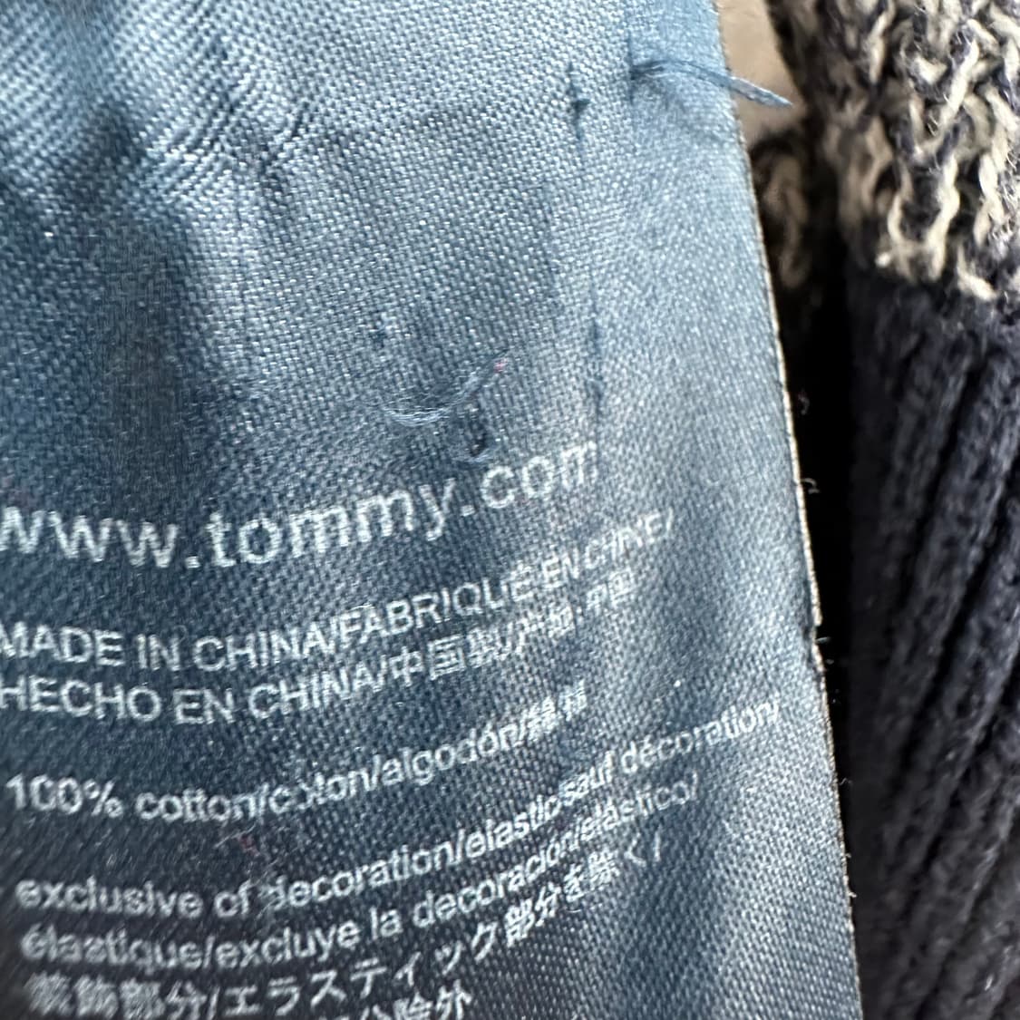 100 타미힐피거 남자 스트라이프 니트 상품이미지4