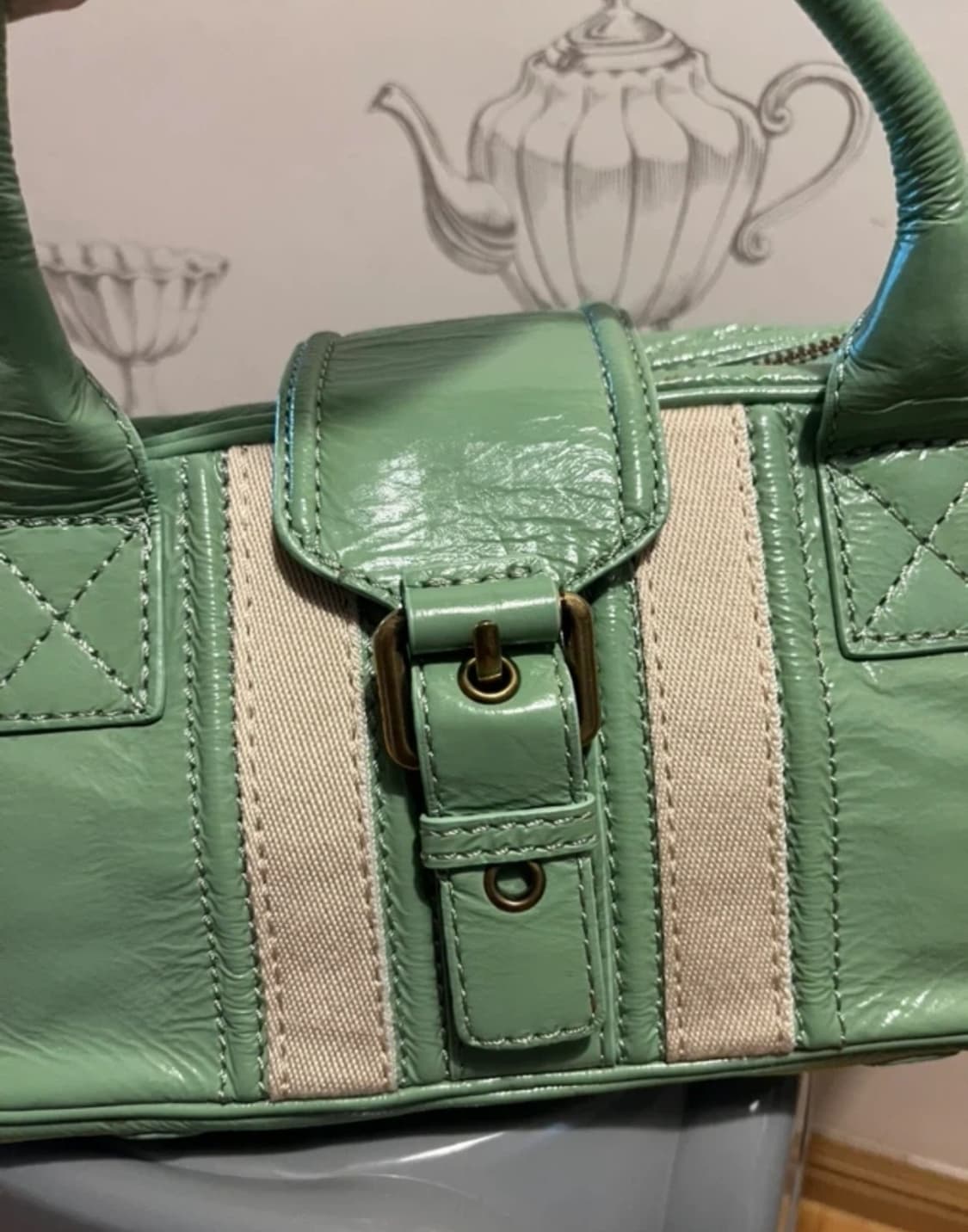 마크제이콥스 민트 버클 가죽 숄더백 상품이미지2