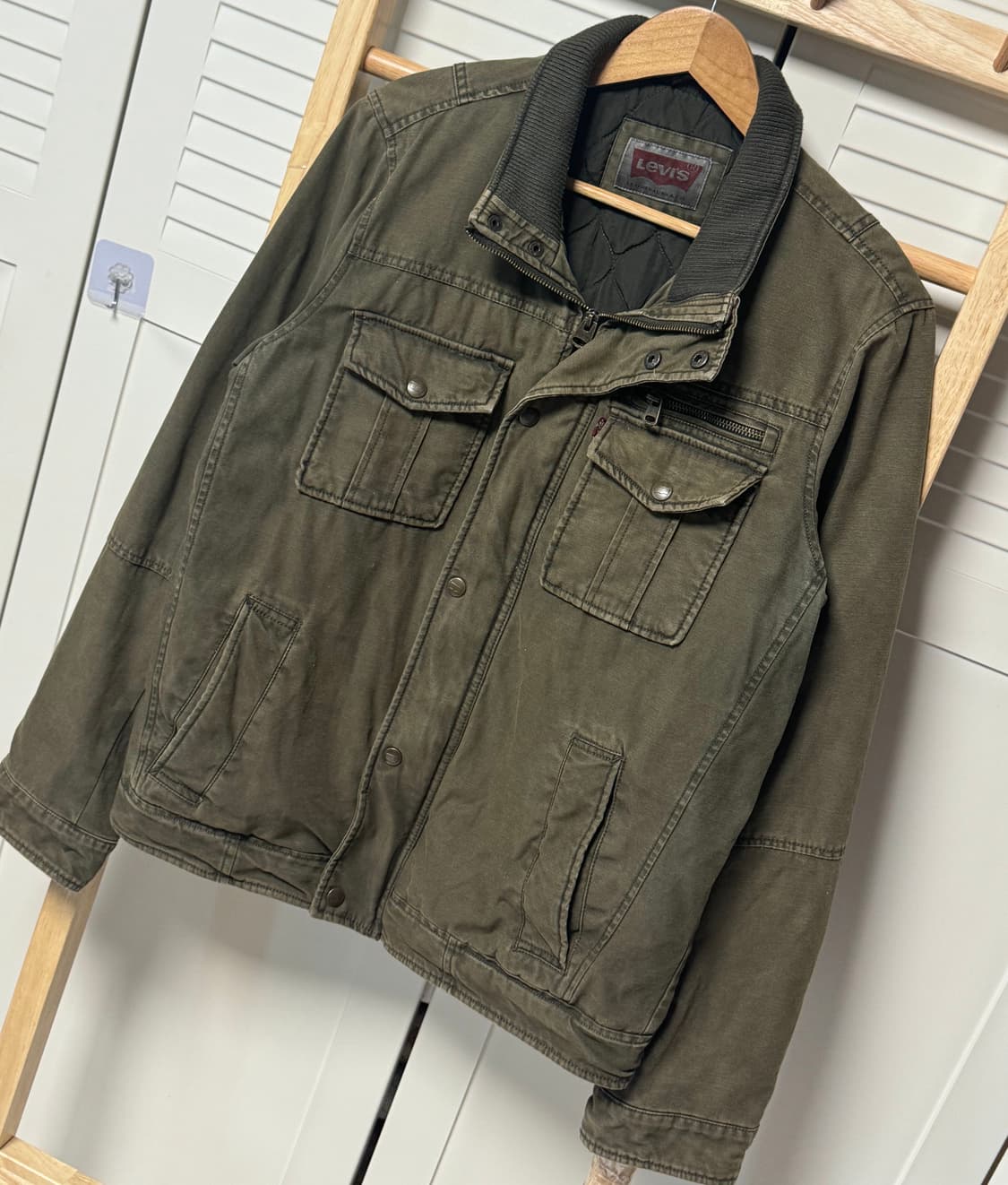 리바이스 트리거 포켓 워크 카키 자켓 상품이미지3