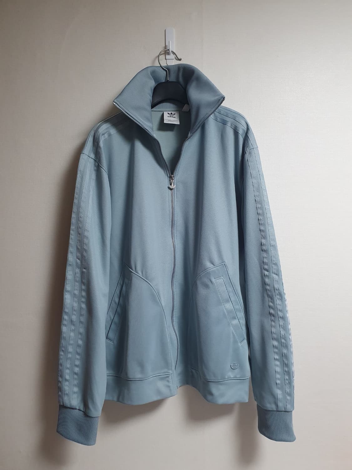 아디다스 베켄바우어 져지 삼선 트랙탑 져지 아이스블루 XL 상품이미지1