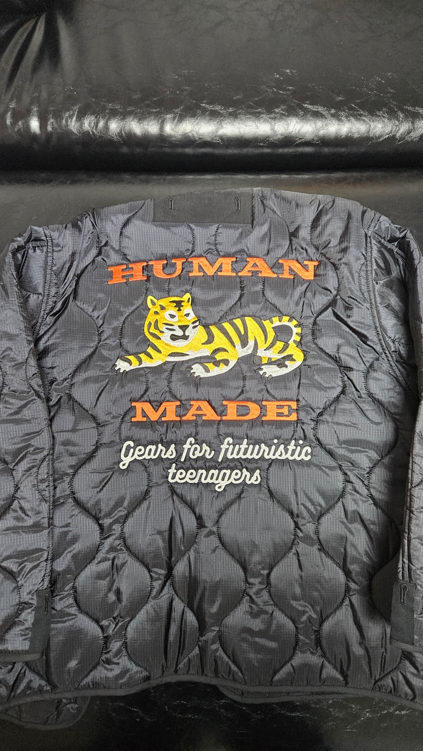 휴먼메이드 퀼티드 라이너 자켓 블랙 상품이미지4