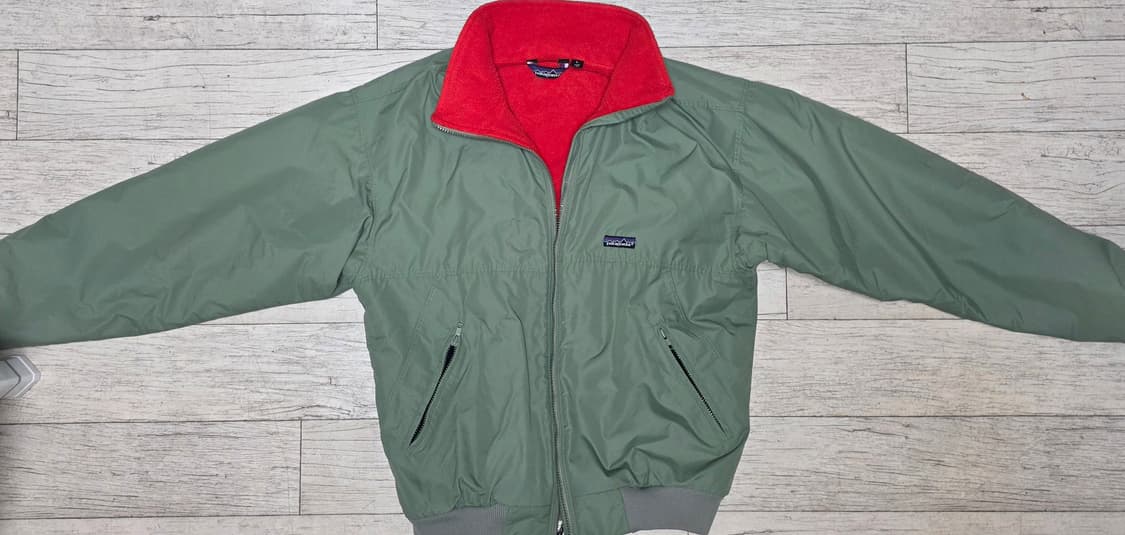 80s 파타고니아 쉘드 신칠라 쉘드 세이지 그린 봄버자켓 상품이미지1