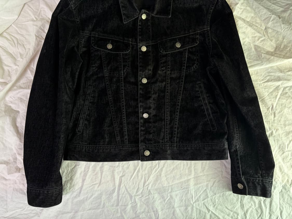 엘무드 버번 데님 벨벳틴 트러커 자켓 / 46 / lmood 상품이미지2