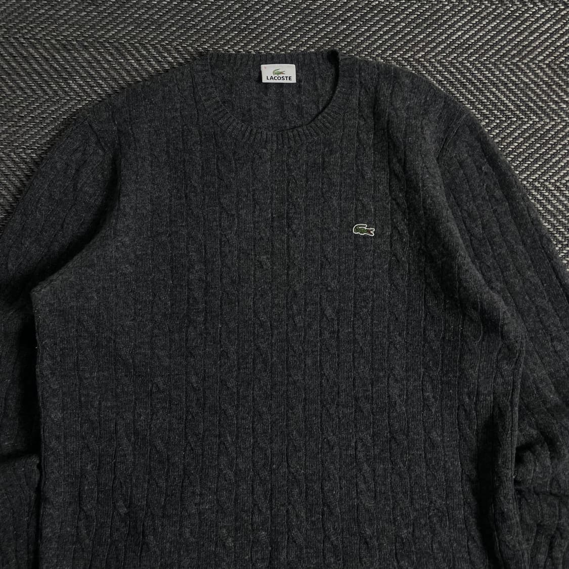 라코스테 자수로고 미니멀 케이블 니트y 3579 상품이미지5